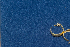 Helen Paddle jewelry gold hoop earrings smaller