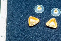 Helen Paddle jewelry gold earrings triangular